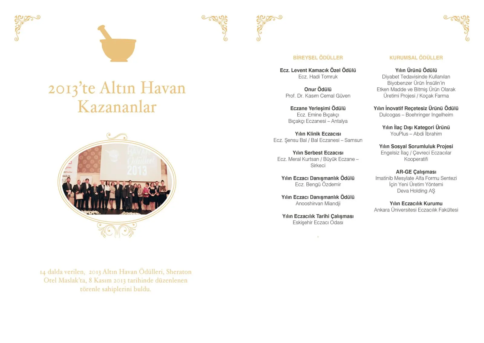 2013 Altın Havan kazananlar afişi